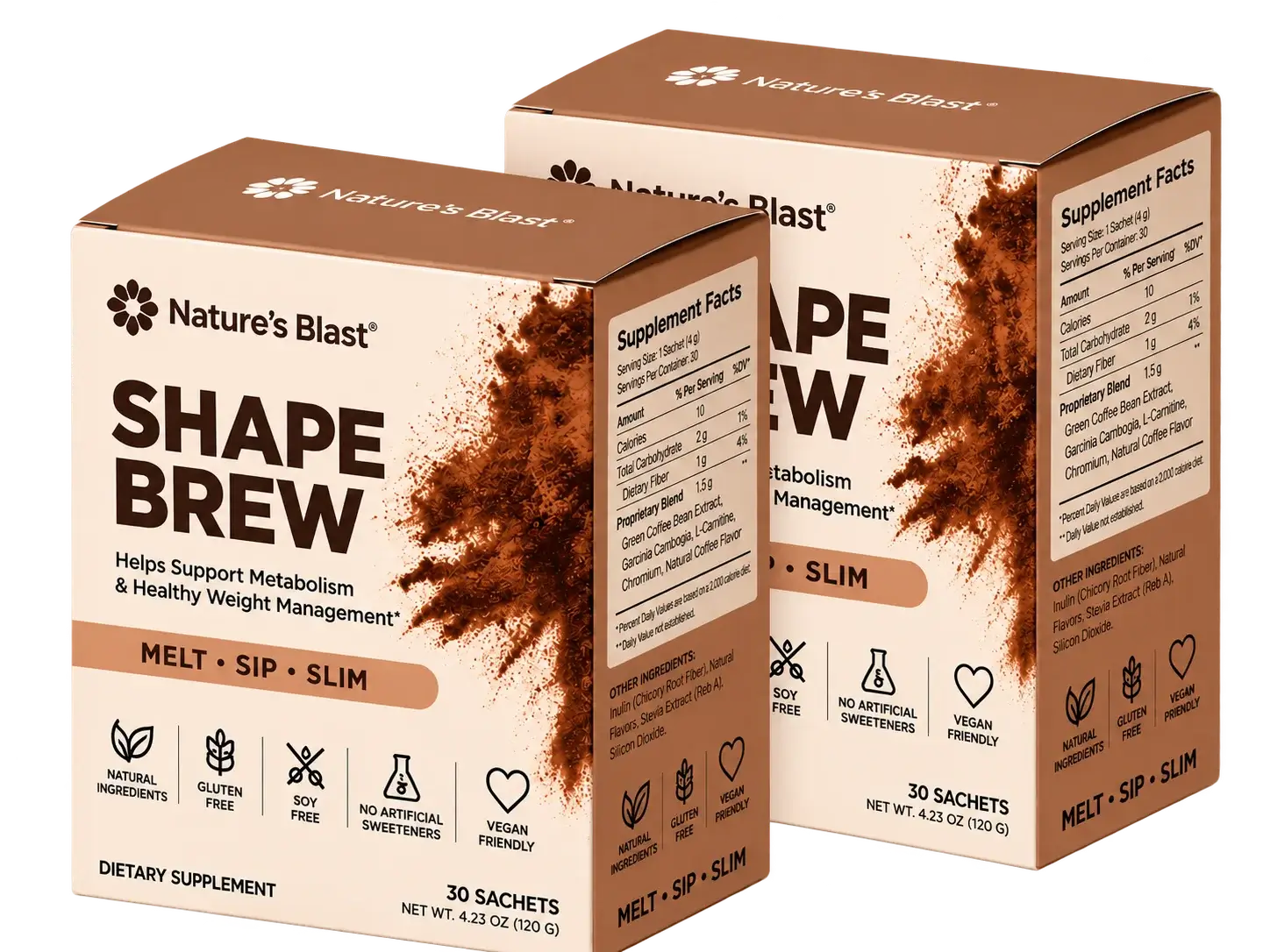 Two boxes of Shape Brew